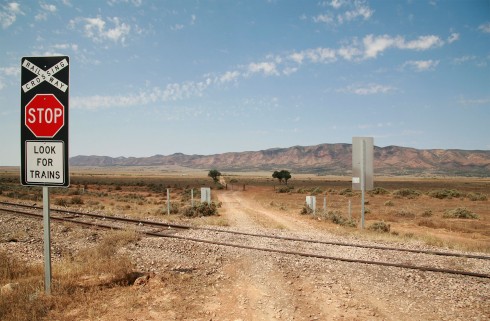Leigh Ck Train Track - photo by Tim Froling